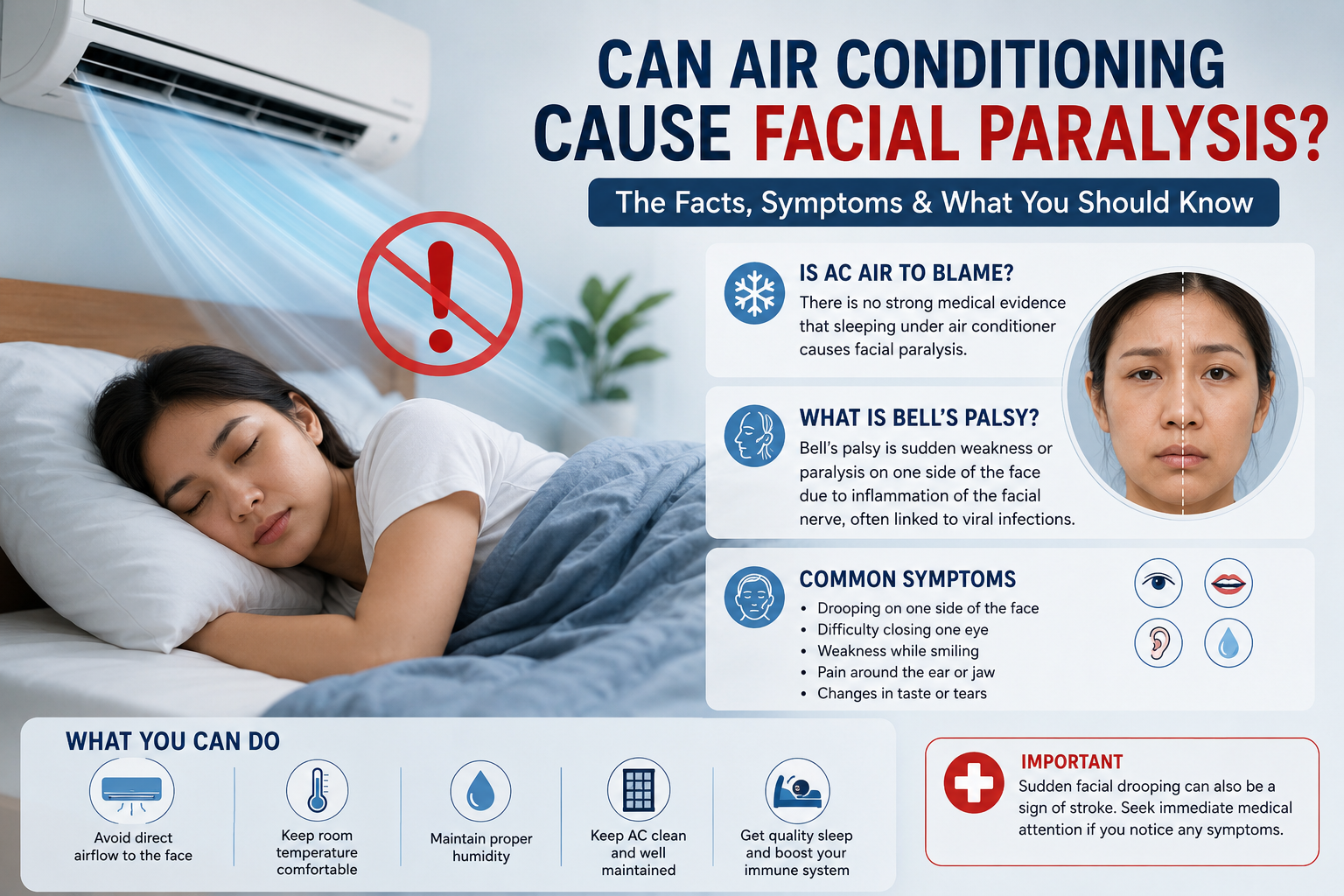 Can Air Conditioning Cause Facial Paralysis?